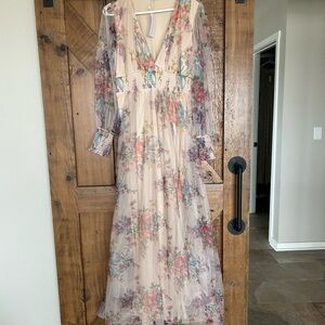 Baltic Born Floral Long Sleeve Maxi Dress